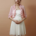 3/4 Sleeve Chiffon Evening/Casual Wrap/Jacket(More Colors)