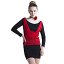 Dancewear Viscose and Spandex Latin Dance Dress For Ladies