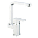 Centerset Contemporary Style chroom messing keukenkraan