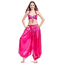 raso dancewear con nappe e paillettes pancia prestazioni migliori di danza e inferiore per le donne più colori