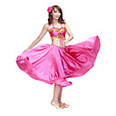 Satin Dancewear Belly Dance Outfit Top y falda para las señoras más colores