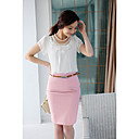 Women's Pencil Skirt with Belt