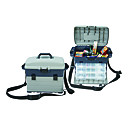 Eurocor Gris pêche en haute Lure Tackle Box Capacité (35 * 22 * ​​30cm)