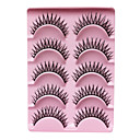 5 Pair Black Handmade False Eyelashes YBK01