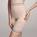 Chinlon With Lace Mid Thigh High Waist Shapewear Pant
