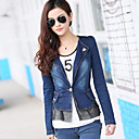 Vrouwen Peplum Jeans Jacket
