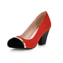 Pretty cuero zapatos de salón de tacón Chunky Fiesta / noche zapatos (más colores)