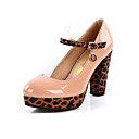 Brevetto in pelle tacco Chunky con fibbia party / scarpe da sera (più colori)
