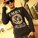 Men's afdrukken met lange mouwen T-shirt