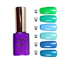 Colorato Glitter UV a colori UV Builder Gel Nail Polish n ° 1 (15 ml, 1pcs, colori assortiti)