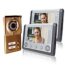 Night Vision 7" Video Door Phone For Neighbours 2 Families Apartments Cheap Set
