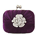 Women's Luxury Folds Rhinestones Evening Bag