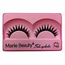1 Pair Black Machine Made False Eyelashes MB749
