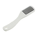 Square Foot Rasp File Callus Remover Pedicure Antibiotic Plastic and Stainless Steel(White)