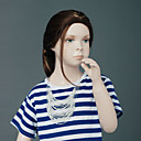 Capless High Quality Synthetic Silky Straight Auburn Children's Hair