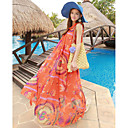 Women's Chiffon Print Maxi Dress