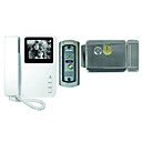 4" Black and With Video Door Phone with Hidden Camera(Electronic Lock)
