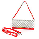 Elegant Diamond Lattice Chain PU Shoulder Bag