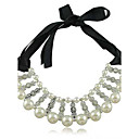 Women's Bilayeres Pearl Diamond Necklace