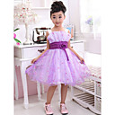 Beautiful Sleeveless Polyester/Tulle Wedding/Evening Flower Girl Dress