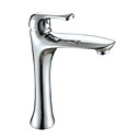 Chrome Finish Contemporary Centerset Bathroom Sink Faucets