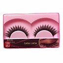 1 Pair Black Machine Made False Eyelashes YBK053