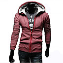 Men's Red Thin Scrub Hoodie Coat