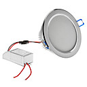 Dimmable 7W 630LM 3000-3500K Shell Prata Warm White LED Light Bulb Teto (220V)