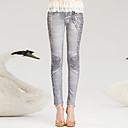 Nawain Gray Printing Slim Leggings
