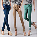 Lace donna Roll Up Pantaloni skinny