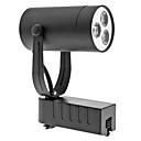 3W 250LM 6000-6500K Natural White Light Black Shell LED Ceiling Bulb Track Lamp (85-265V)