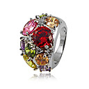 Platinum Fashion Bague plaqué zircon