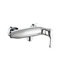 Contemporary Chrome Finish Centerset Shower Faucet