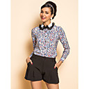 TS Print Contrast Color Shirt