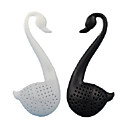 Swan Shaped Teaspoon Tea Leaves Strainer (Random Color)