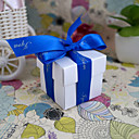 Square Favor Box In Pearl White (Set of 24)