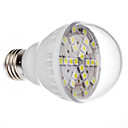 E27 4.0W 25x5050SMD 310-350LM 6000-6500K Bianco della lampadina LED (220V)