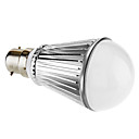 Dimmable B22 5W 300-330LM 3000-3500K Warm White Light LED Ball Bulb (220V)