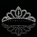 Hermosa aleación con los Rhinestones Wedding la tiara nupcial