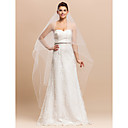 One-tier Tulle Chapel Wedding Veil With Pencil Edge
