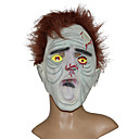 Braunes Haar, trockene Gesicht Gummi Halloween-Maske