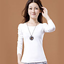 Basic Solid T-shirt van Vrouwen