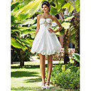 Ball Gown Sweetheart Short/Mini Taffeta Wedding Dress