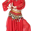 Dancewear Velvet with 128 Coins Belly Dance Belt For Children More Colors