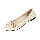Fashion Leather Flat Heel Vlakten Met de Partij van Bloemen / avond Schoenen (meer kleuren)