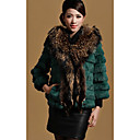 3/4 Sleeve Raccoon Fur Shawl Rabbit Fur Casual/Party Jacket(More Colors)