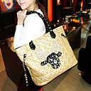 Lady's Fashion Animal Pattern Check Hobo