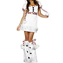 Fancy Dress Leuke Vrouw van de Sneeuw Kostuum (3 stuks)