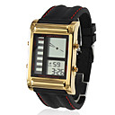 Heren Silicone Digital Automatic Wrist Watch (Black)