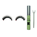 10 Pairs Black Handmade False Eyelash with Glue NO.018